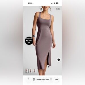 NWT Beyond Yoga Getaway Dress